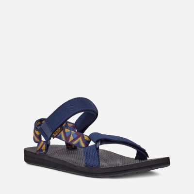 Teva Original Universal Men's Navy Multicolor Hiking Sandals CA46117 Canada Clearance